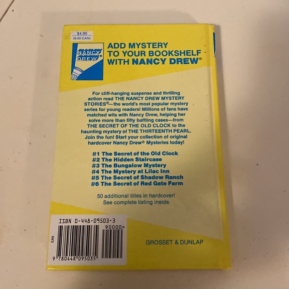 Nancy Drew The Bungalow Mystery Hard Cover Book - Picture 3 of 3